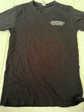 Smithsonian National Air and Space Museum Men’s Adult Black T-Shirt Size Small
